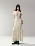 Iris Print Viscose Maxi