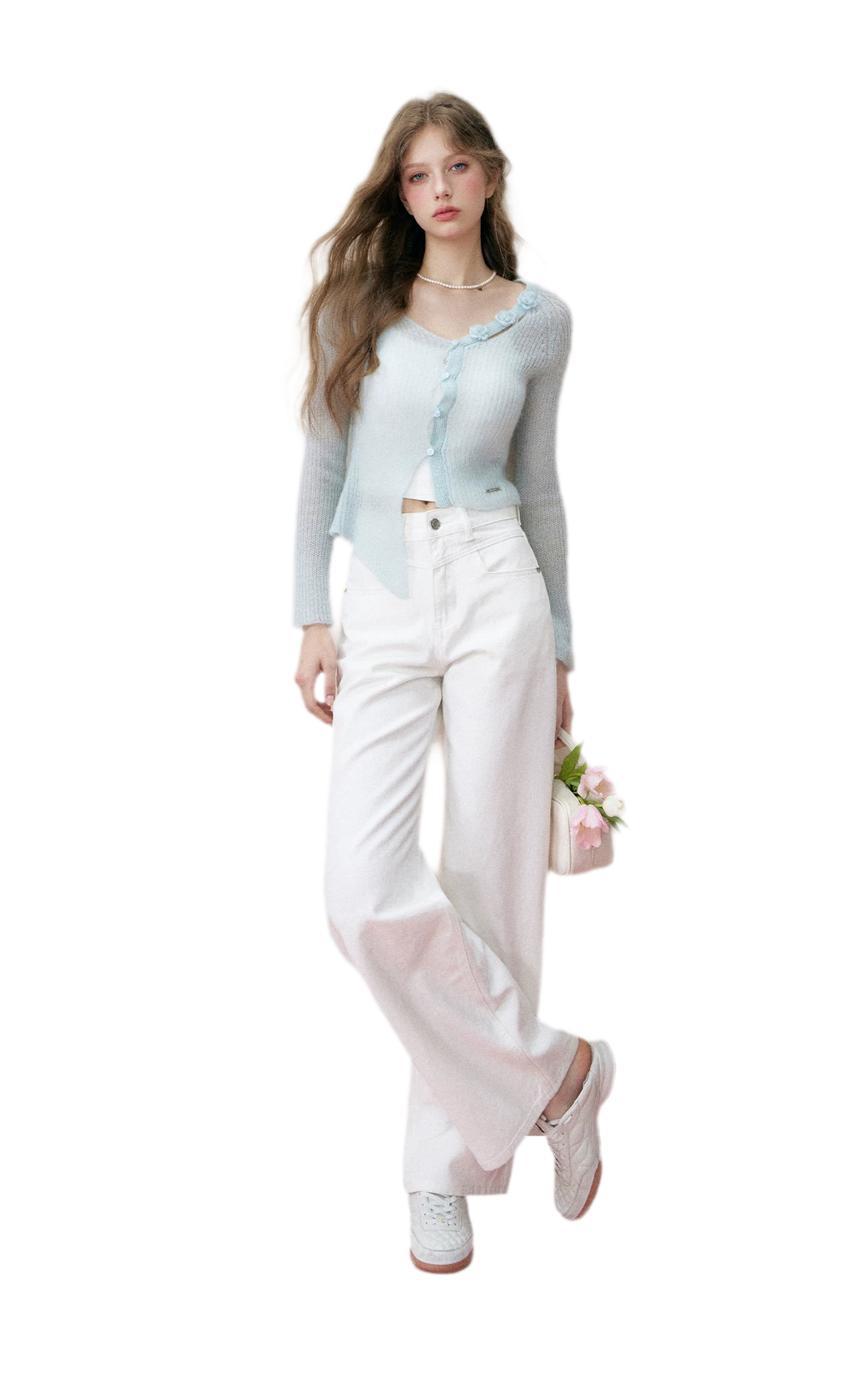 High-Waist Wide-Leg Jeans