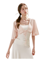 Airy Cloud U-Neck Vest & Batwing