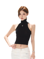 Cutout High Neck Tank