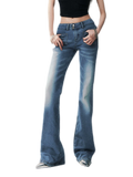 Low Rise Flare Jeans