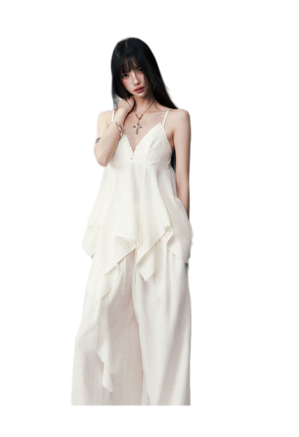 Relaxed V-neck Cami Set