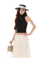Cutout High Neck Tank