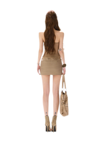 Sheer Halter Bow Top