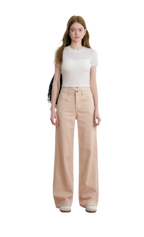 High-Waist Wide-Leg Jeans