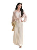 Pleated Wide-Leg Pants