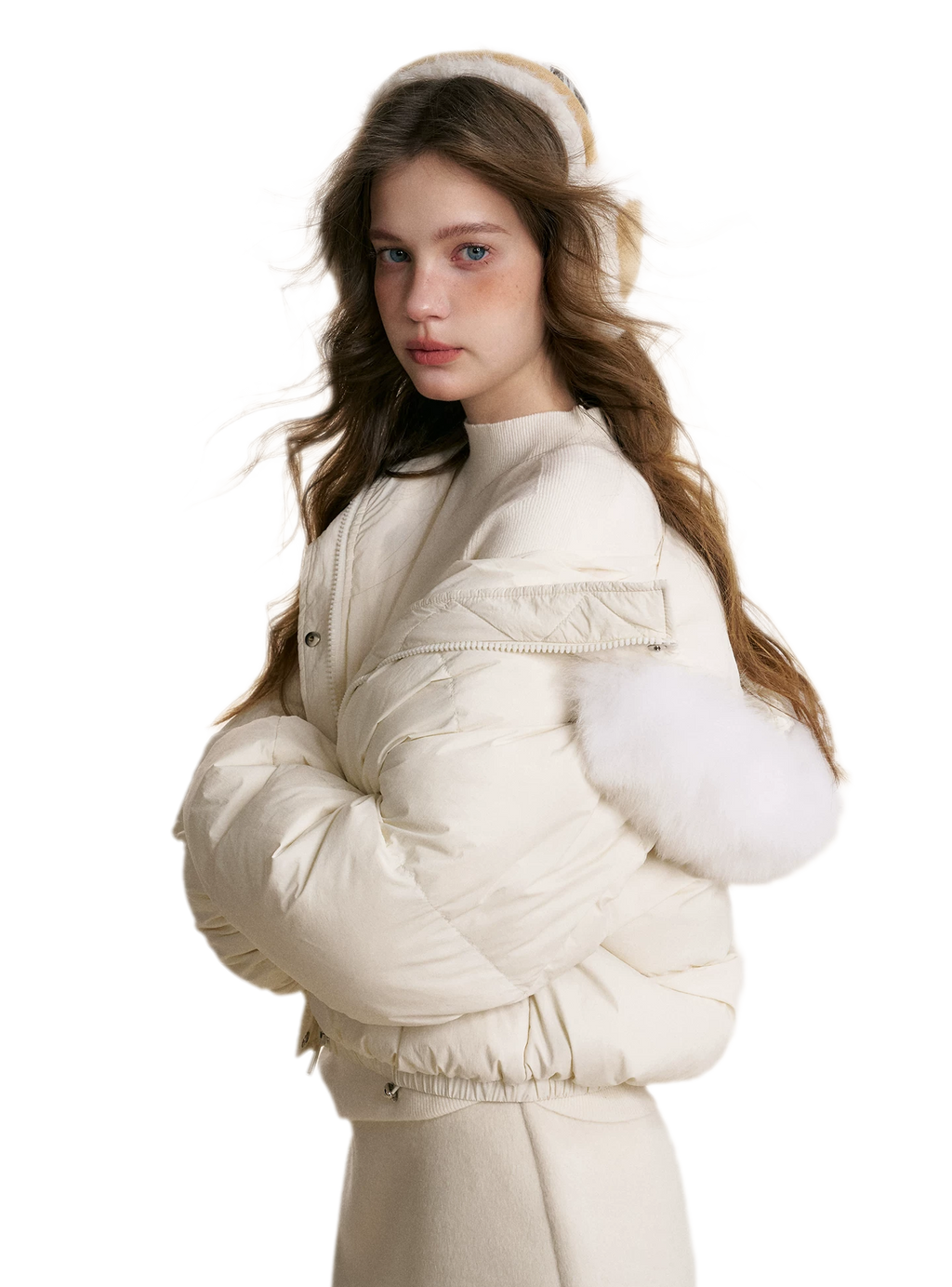 Puffer Hooded Down Jacket