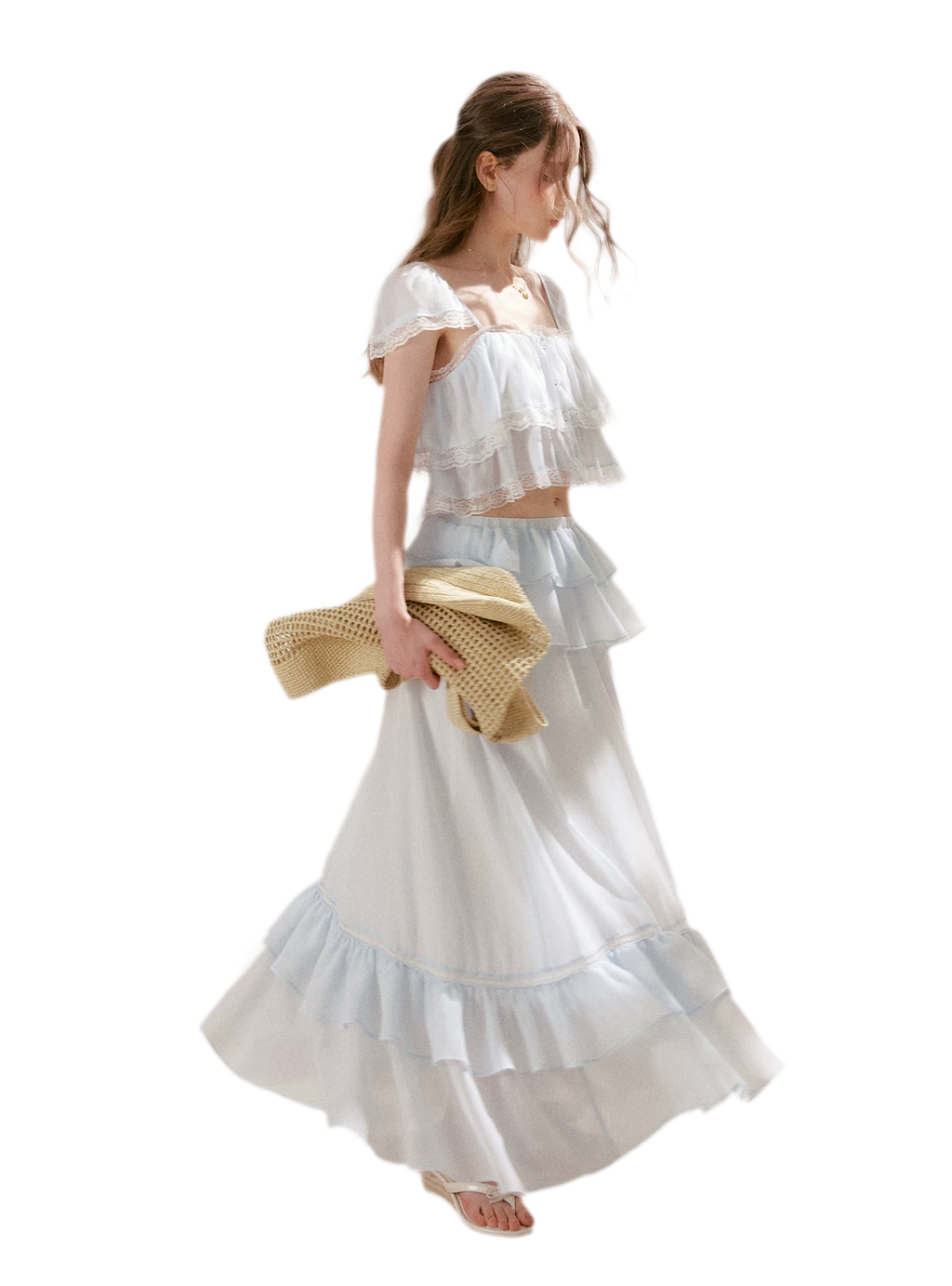 Romantic French Lace Two-Piece Set