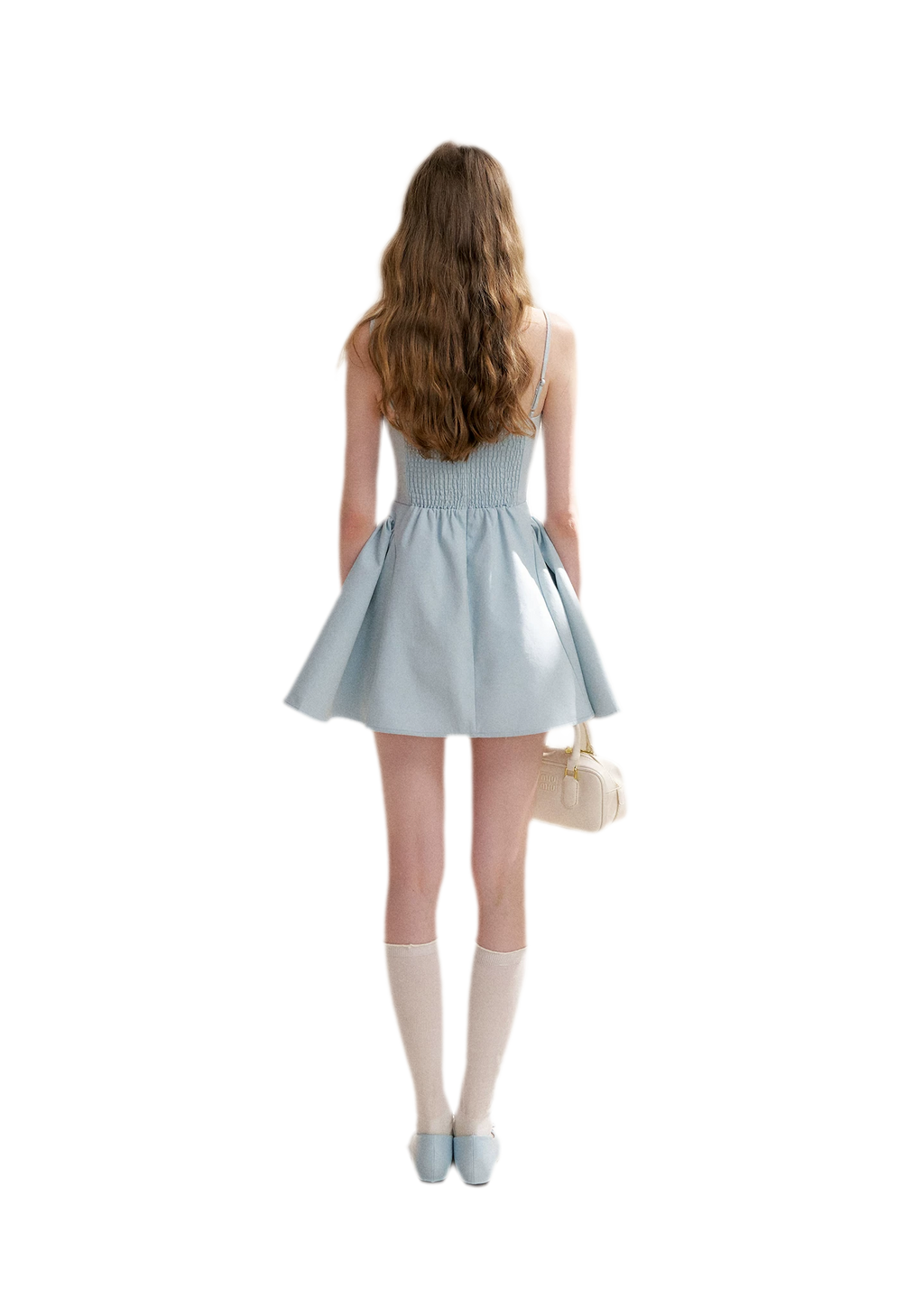 Lace-Trimmed A-Line Camisole Dress