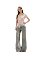 Sparkling Galaxy Wide-Leg Jeans