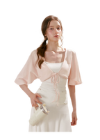 Airy Cloud U-Neck Vest & Batwing