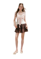 Staycation Ruffled A-Line Floral Skirt