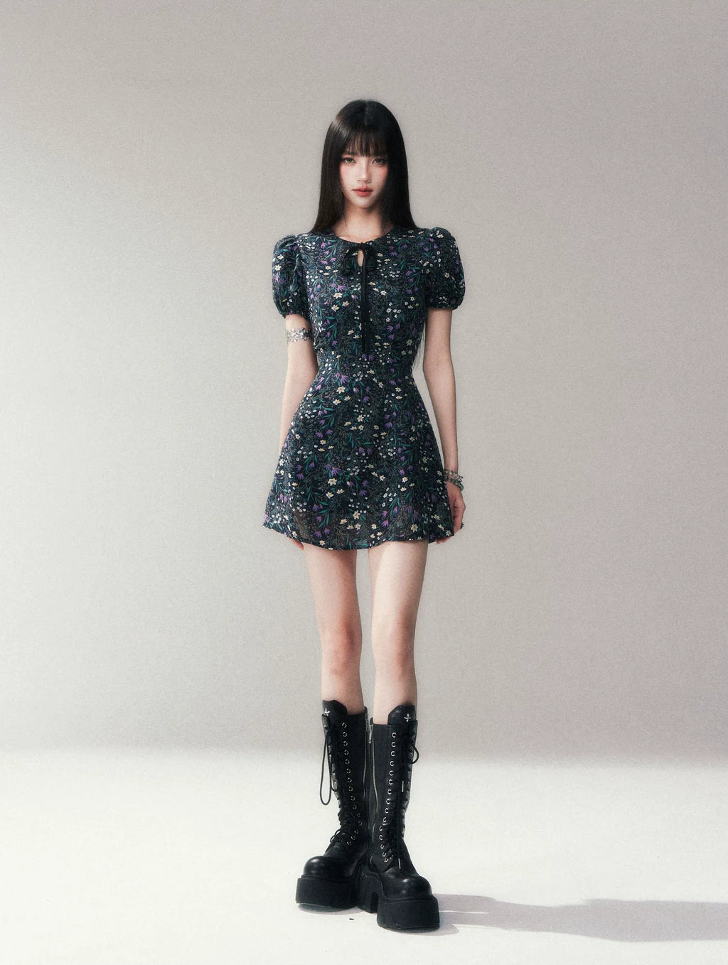 Ink Lily Vintage Mini dress