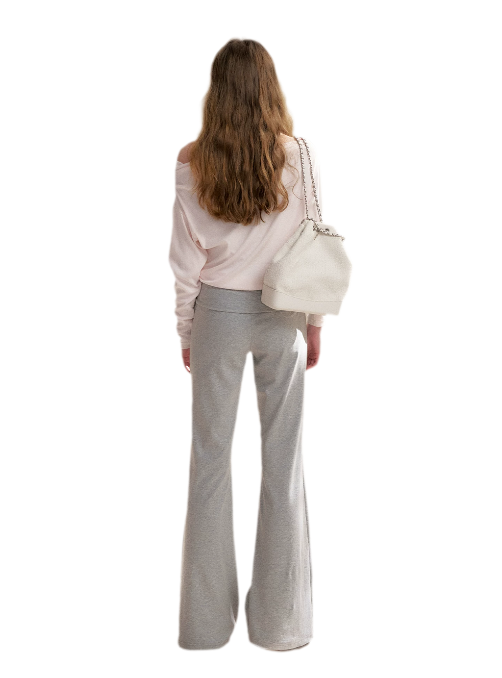 Tencel Cotton Drawstring Flared Pants