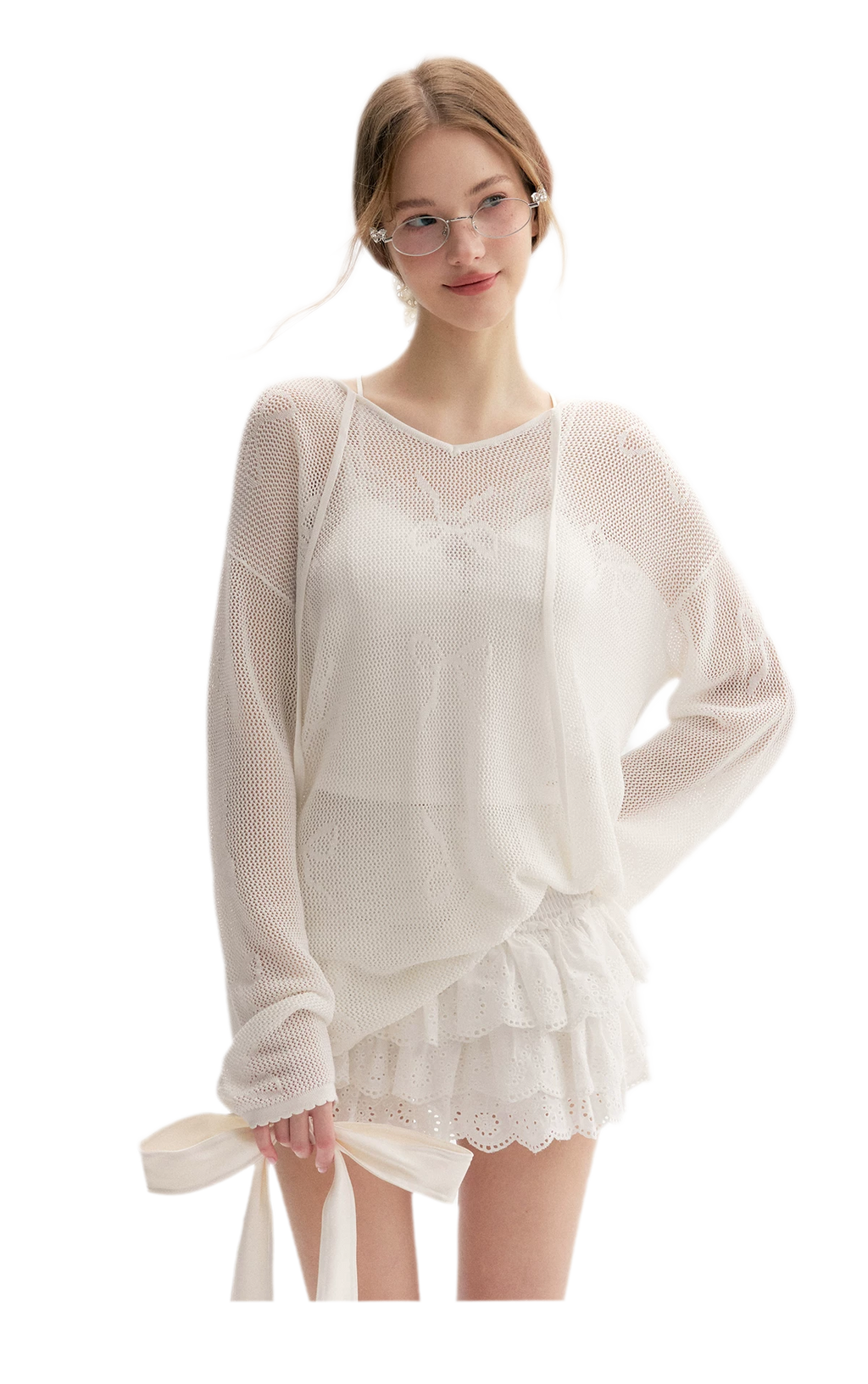 Tencel Jacquard Sun Cardigan