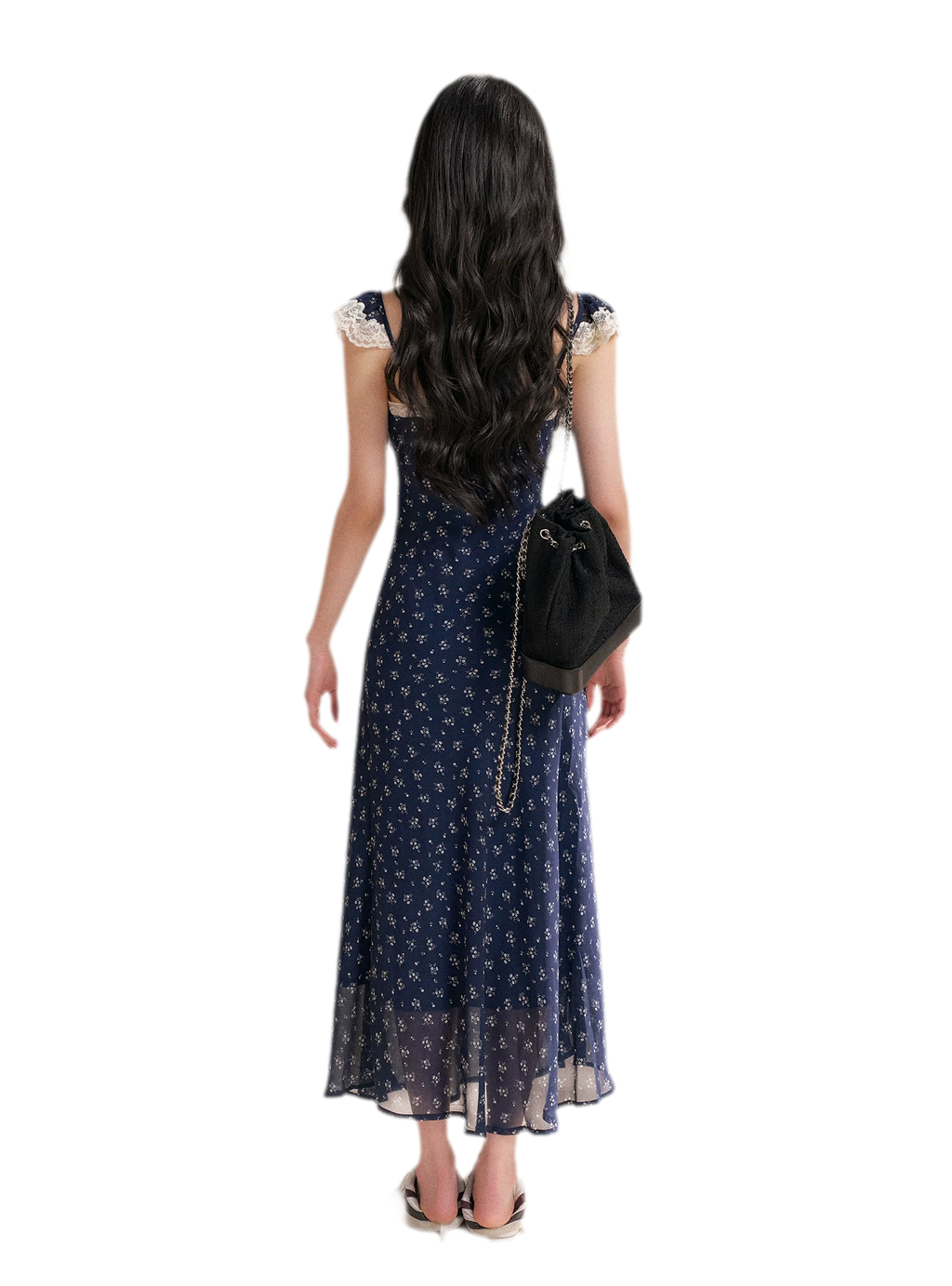Lace Floral Camisole Dress