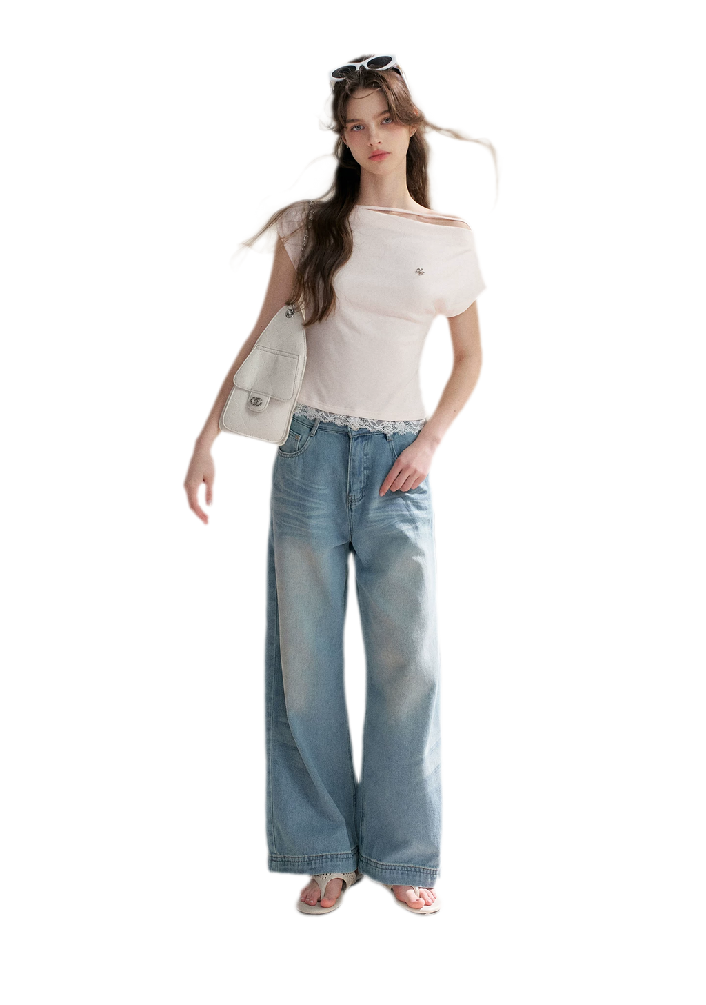 Lace Trim T-Shirt