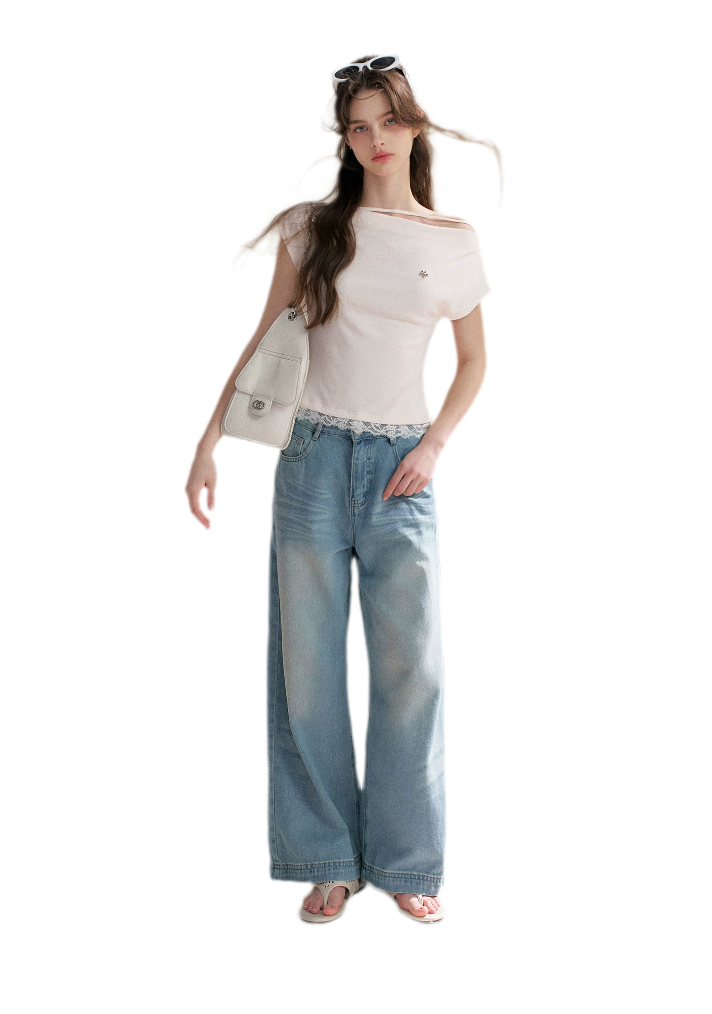 Lace Trim T-Shirt