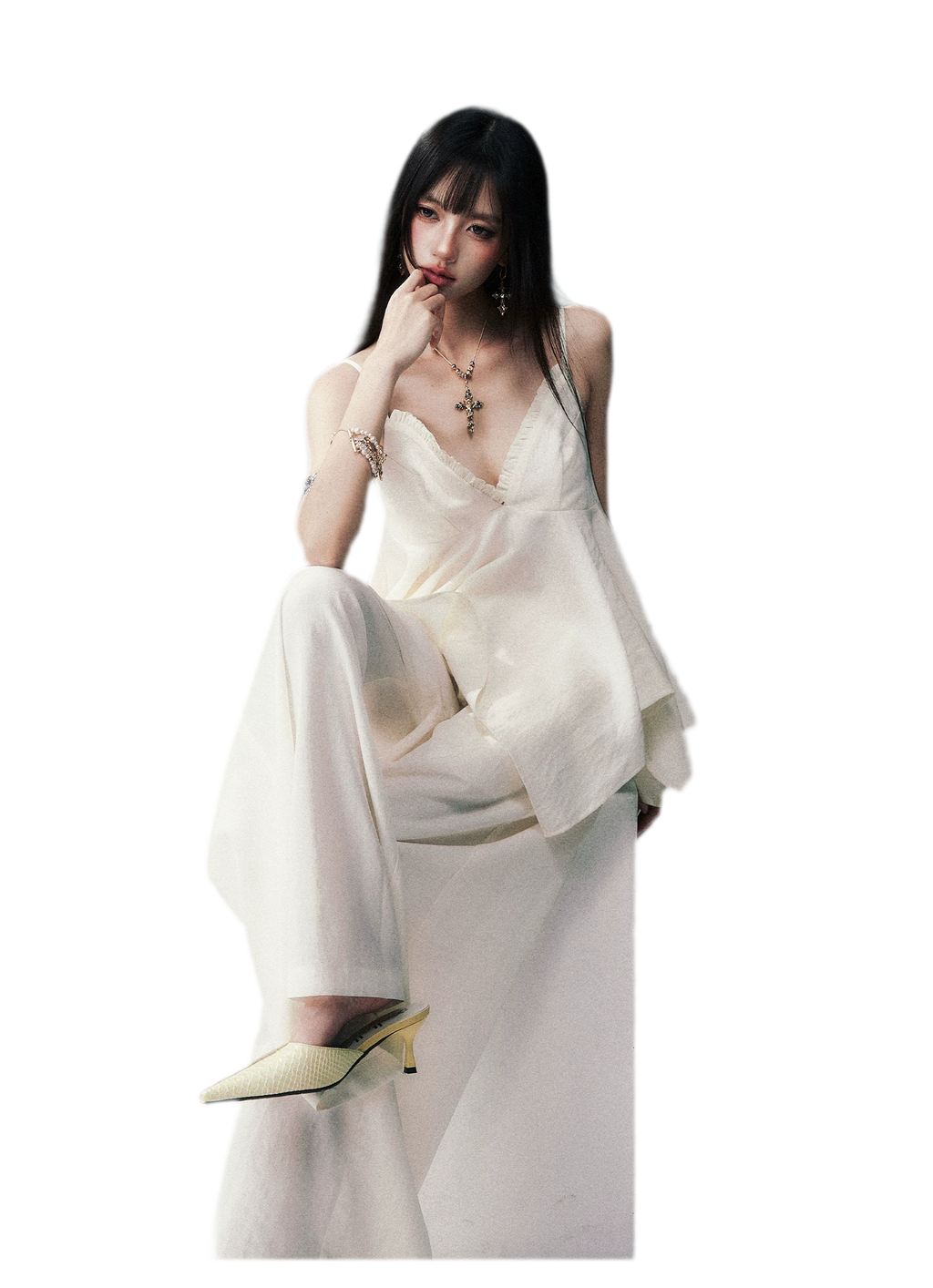 Relaxed V-neck Cami Set