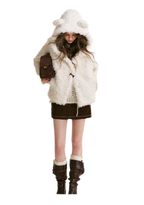 Bear Fleece Hooded Vest