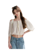 Lace Off-Shoulder Top & Skirt Set