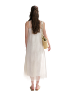 Sleeveless Mesh Lace Dress