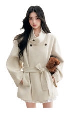 70 Wool Stand Collar Coat
