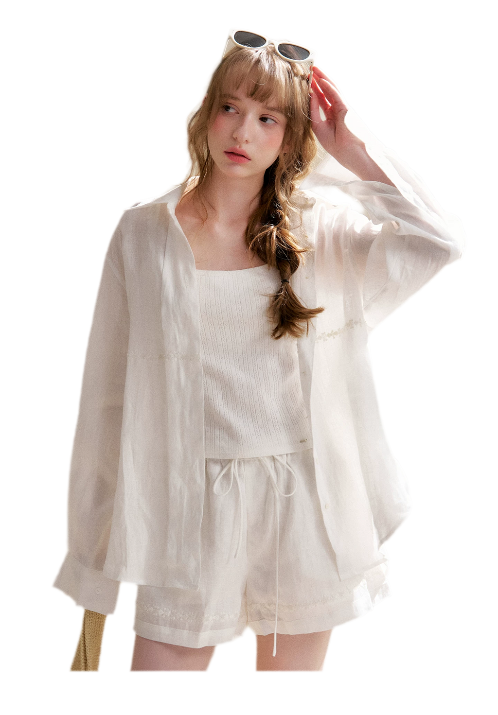 Tencel Linen Beaded Set
