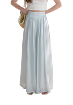 Pleated Wide-Leg Pants