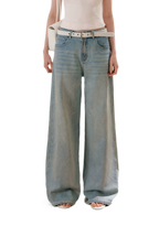 Sparkling Galaxy Wide-Leg Jeans