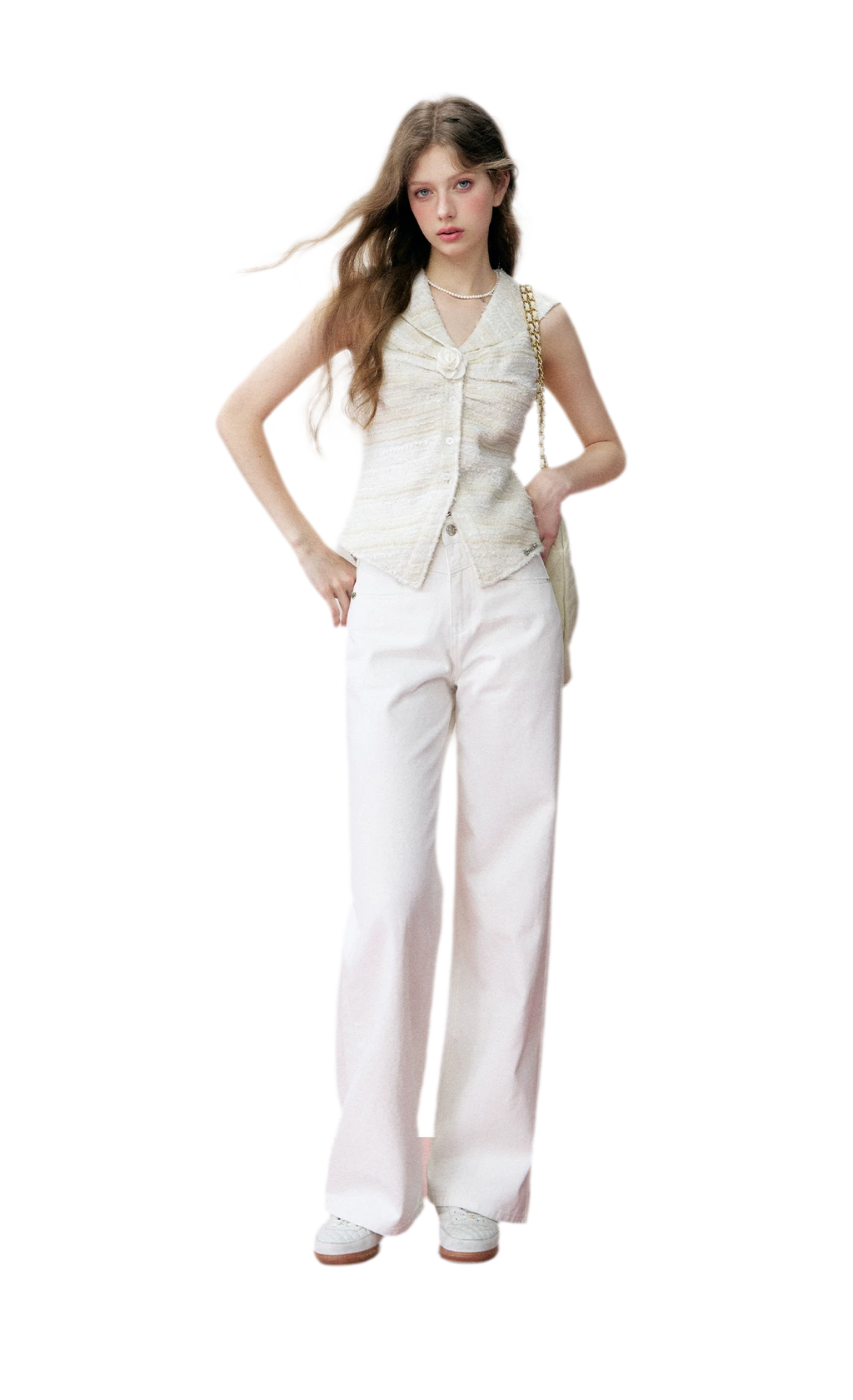 High-Waist Wide-Leg Jeans