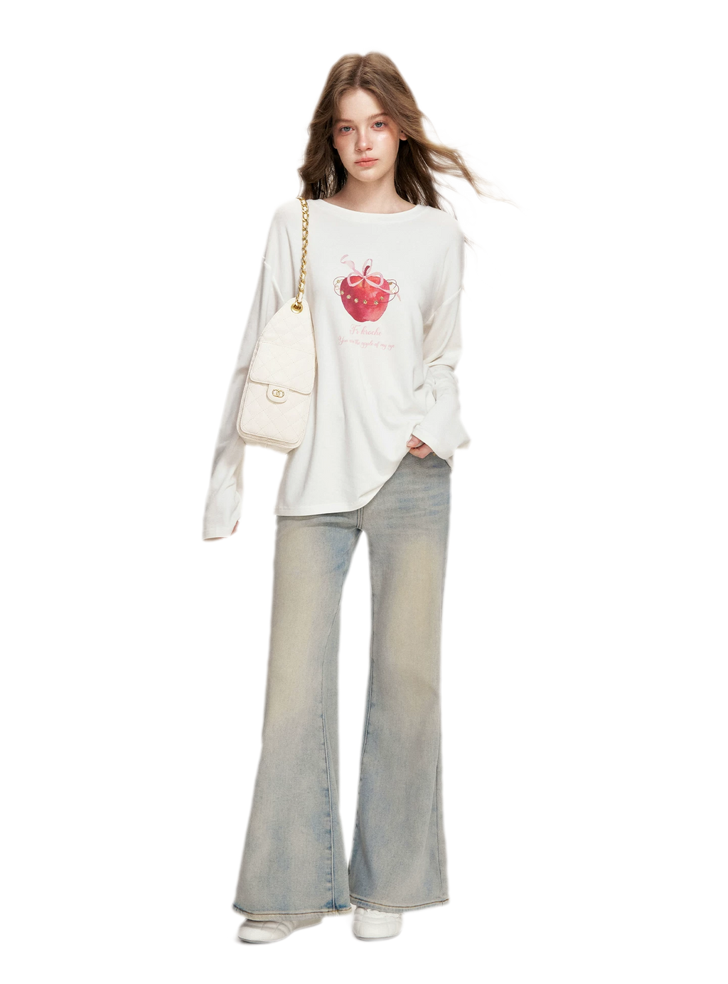 Sequin Apple T-Shirt