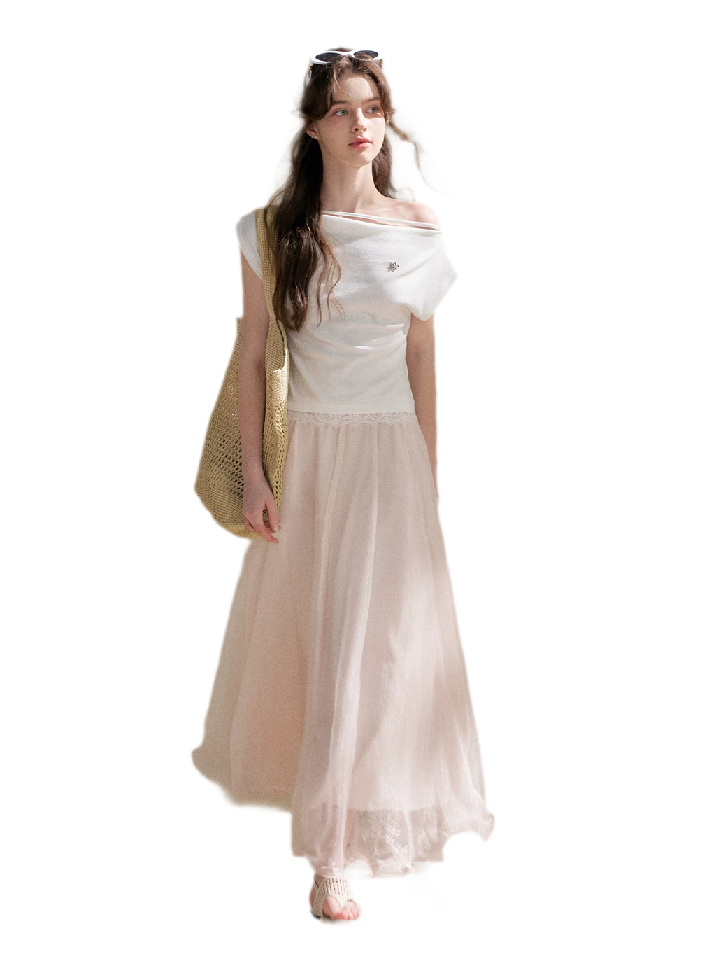 Lace Trim T-Shirt