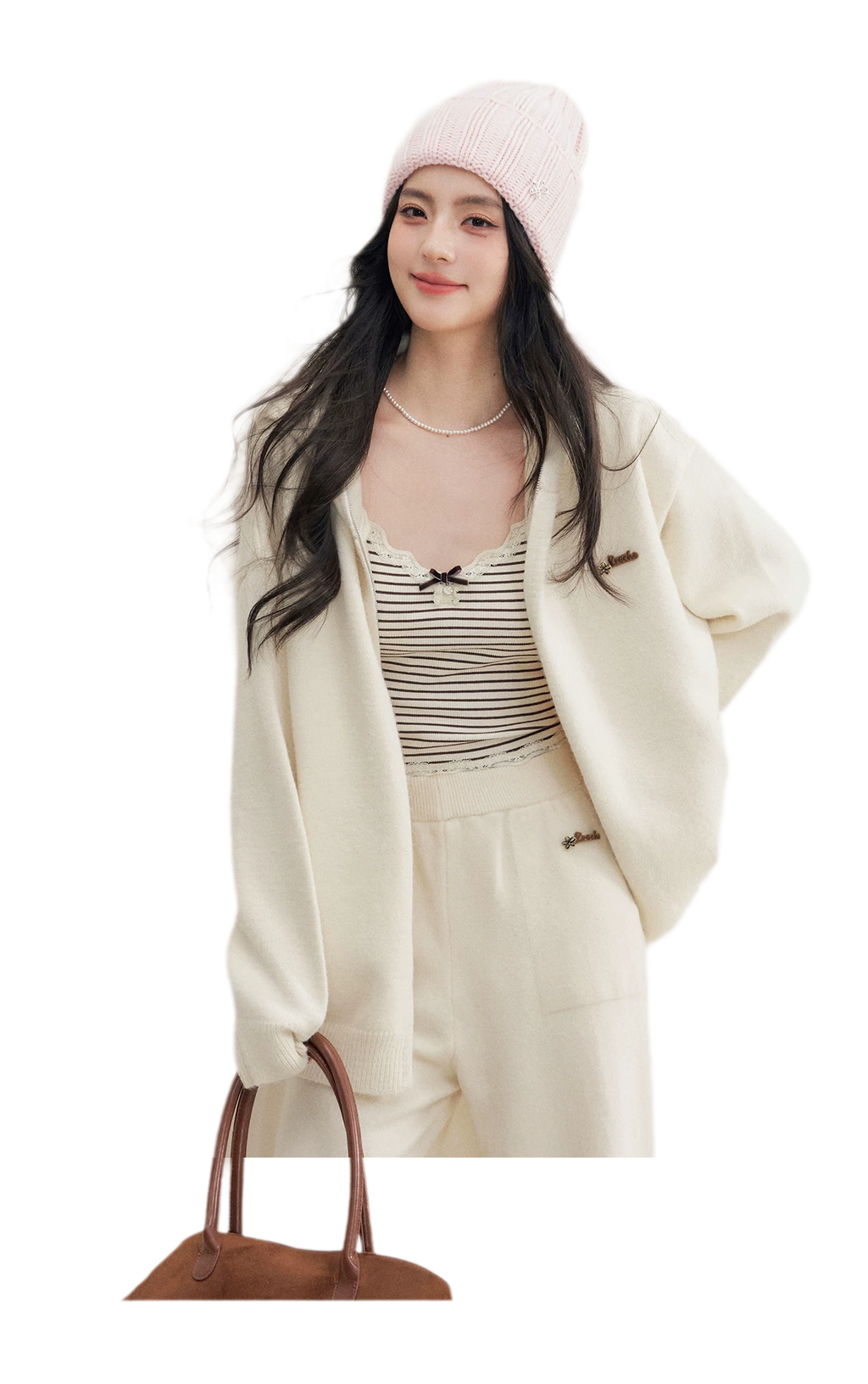 Cozy Knit Hoodie Set