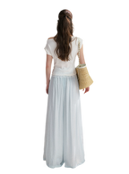Pleated Wide-Leg Pants
