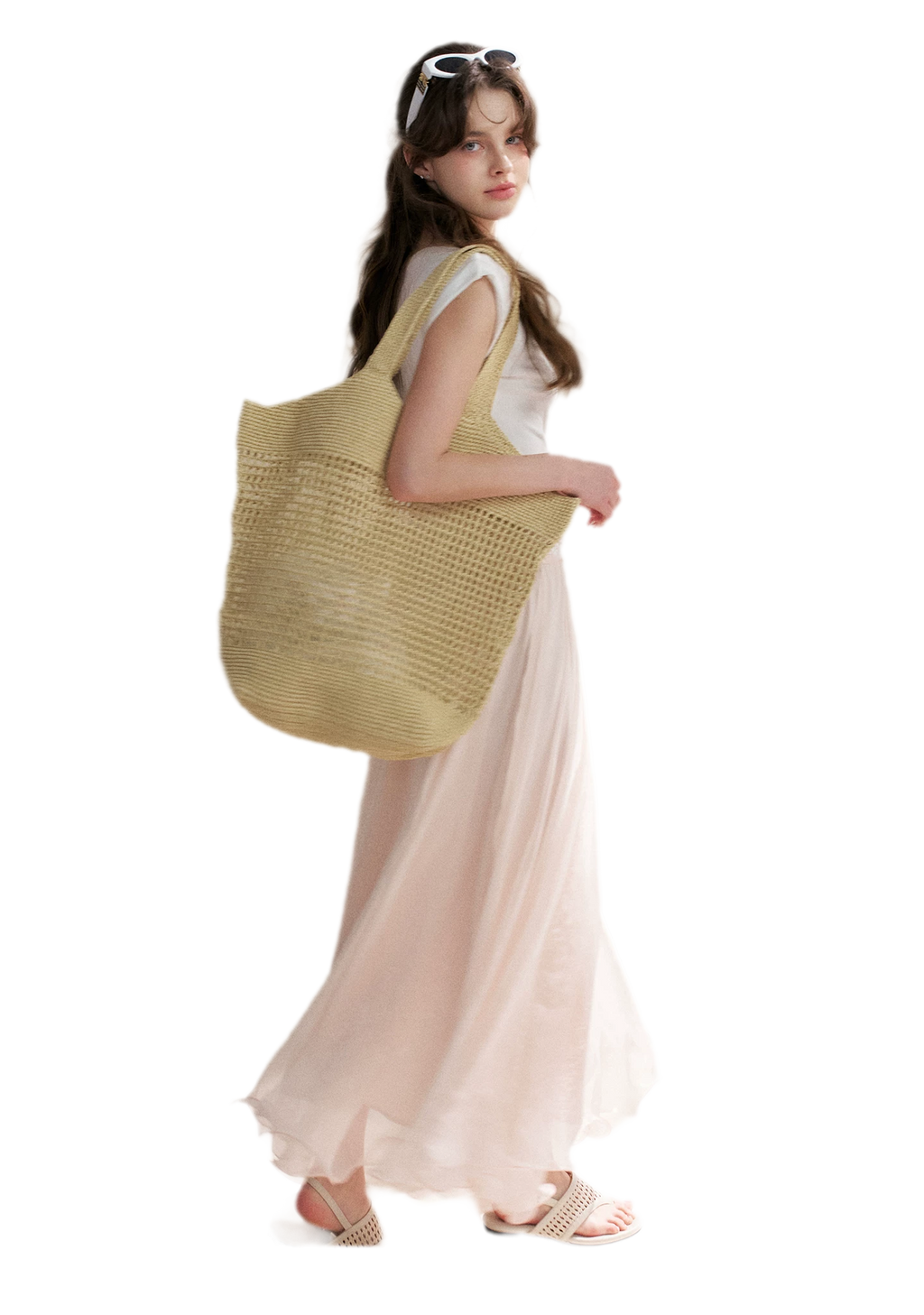 Sakura and Spring Stream A-Line Skirt