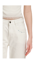 Embroidered Flared Jeans