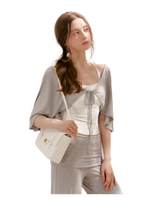Airy Cloud U-Neck Vest & Batwing