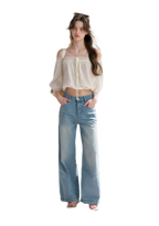 Lace Off-Shoulder Top & Skirt Set