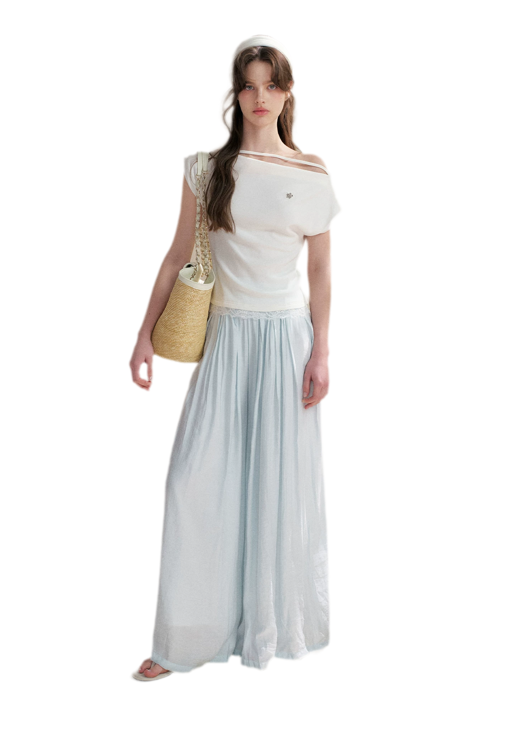 Lace Trim T-Shirt