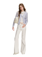 Embroidered Flared Jeans