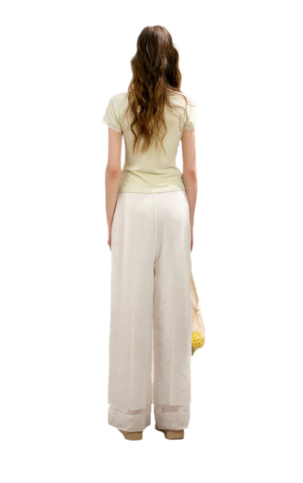 Double-Layer Collar Lace T-Shirt