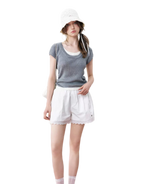 Ruched Layered T-Shirt