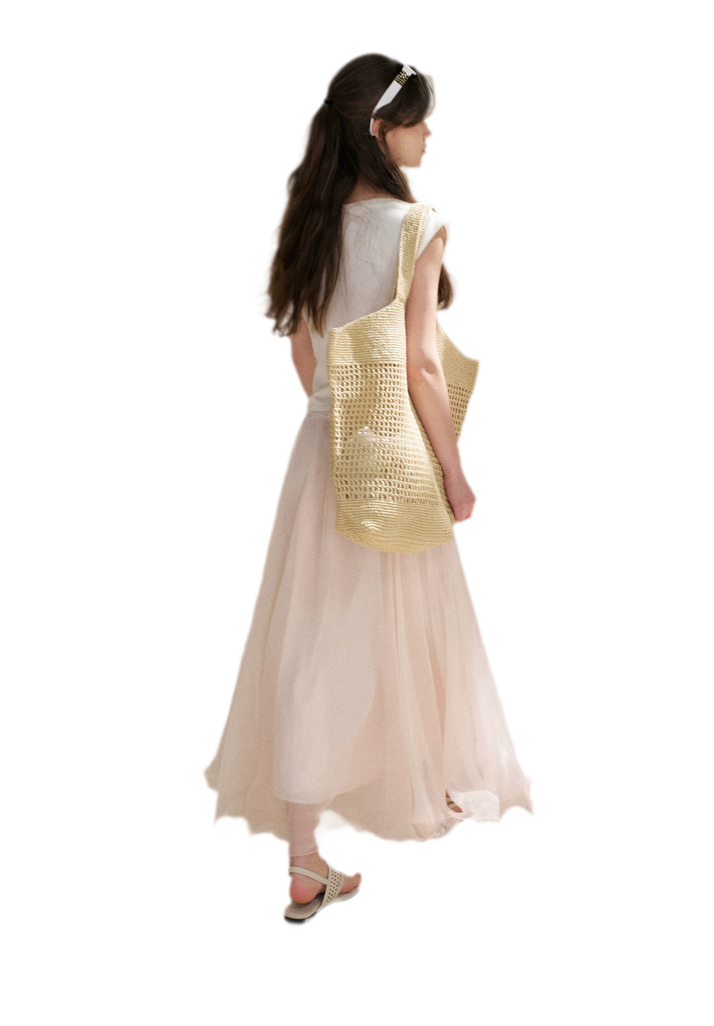 Sakura and Spring Stream A-Line Skirt