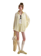 Tencel Linen Beaded Set