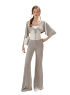 Airy Cloud U-Neck Vest & Batwing