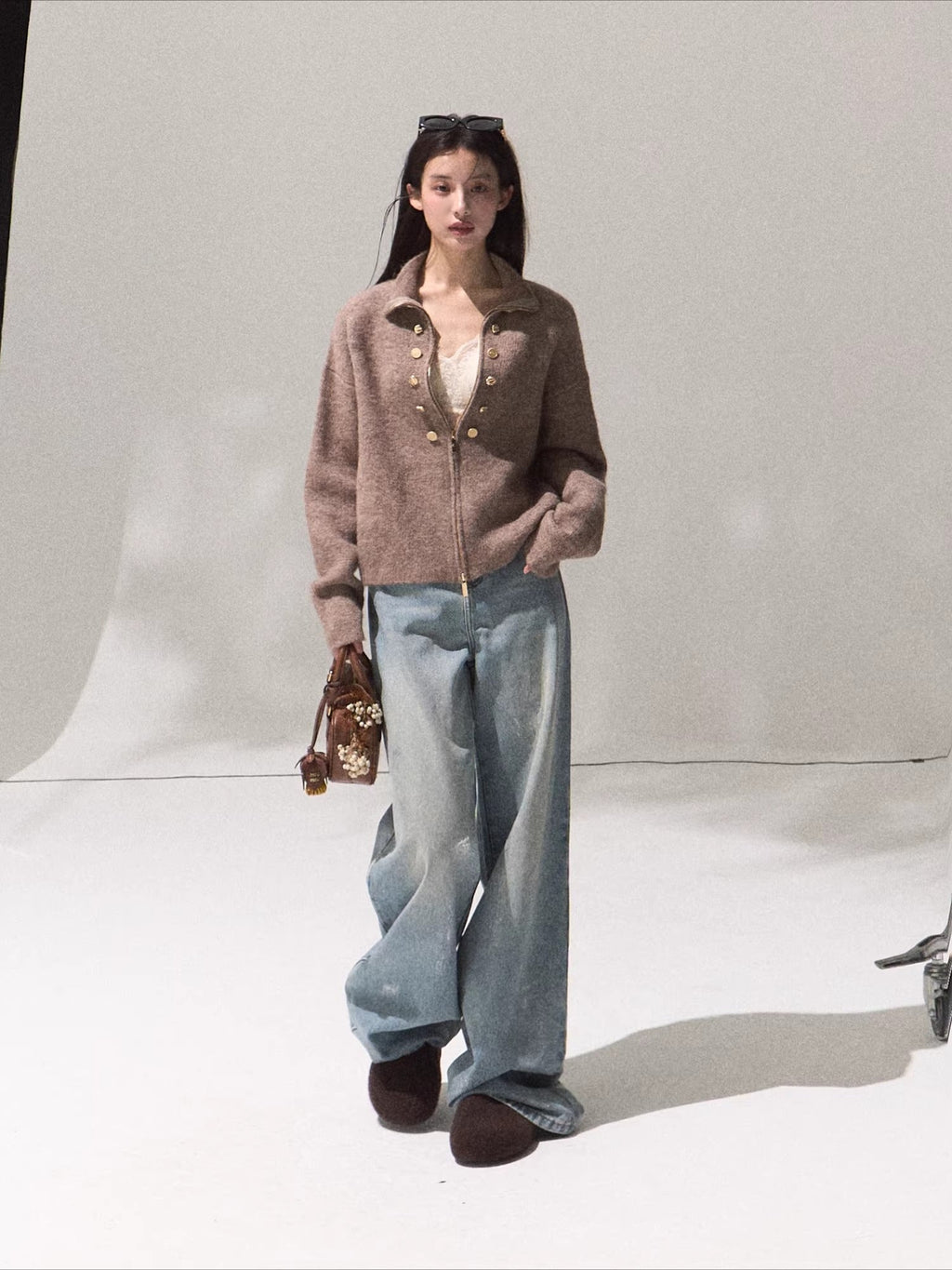 Vintage Straight-Leg Cotton Denim Jeans