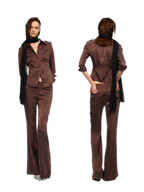 Tencel Shirt Pants Set
