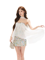Spring Meadow Chiffon Dress