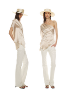 One-Shoulder Waist-Slimming Top
